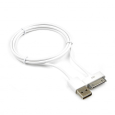 Кабель USB 2.0 Am - iPod / iPad/ iPhone (30pin) 1.0m (CC-USB-AP1MW, white) Cablexpert