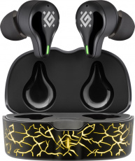 Гарнитура Defender CyberDots 250 (затычки, беспроводная, Bluetooth 5.0, с микрофоном, Type-C, до 4 часов работы от батареи, black)
