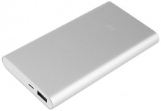 Внешний аккумулятор Xiaomi Mi Power Bank 2i (PLM09ZM, литий-полимерный, 10000mAh, 2*USB - 2.4A max, вход 2А, silver)