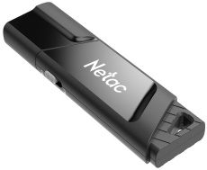 Флеш накопитель USB 3.0 64Gb Netac U336 (NT03U336S-064G-30BK, механическая защита от записи, black)