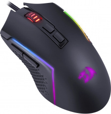 Мышь Redragon TRIDENT LITE (USB, optical, 8000dpi, игровая, RGB подсветка, редактор макросов, soft-touch, 1.8m, black)