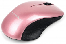 Мышь беспроводная Gembird MUSW-370 (optical, 1000dpi, 2xAAA, black-pink)