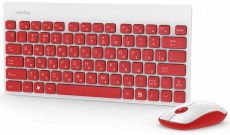 Клавиатура+мышь беспроводные Smartbuy (SBC-220349AG-RW, white-red)