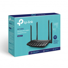 Роутер TP-LINK Archer C6 (1167Mbps, 2.4/5GHz, 4 ports, 1000Mbps, 4 внешние несъёмные антенны, black)
