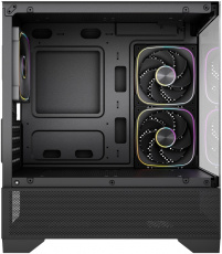 Корпус Powercase Vision Micro M4B (CVMM4B-A3) (без БП, mATX, USB3.0, 3x ARGB Fan, black)