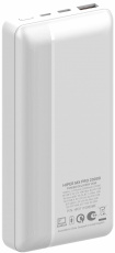 Внешний аккумулятор Hiper MX PRO 20000 (литий-полимерный, 20000mAh, 2*USB 3,6A, 20W, вход 3А, QC, PD, white)