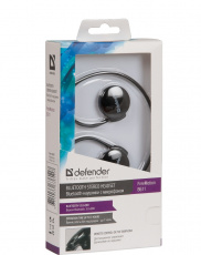 Наушники Defender FreeMotion B611 (затычки, беспроводные, Bluetooth 3.0+EDR, с микрофоном, до 7 часов работы от батареи, black)