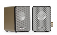 Колонки Smartbuy ROCKY SBA-3200 (2x3W, USB, silver-gold)