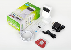 Интернет камера TP-LINK NC200 (Wi-Fi/Ethernet,, облачная, режим усилителя беспроводного сигнала, 640x480, 64°, микрофон, white)