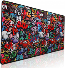 Коврик для мыши (Splap, тканевый на резиновой основе, игровой, black, 900x400x2mm)