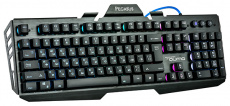 Клавиатура QUMO Pegasus K31 (USB, регулируемая зональная RGB подсветка, бесшумная, металлическая, игровая, black)