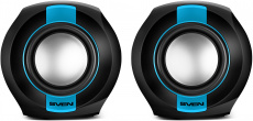 Колонки Sven 150 (2x2.5W, USB, black-blue)