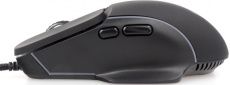 Мышь Gembird MG-820 (USB, optical, 3200dpi, RGB подсветка, игровая, 1.8m, black)