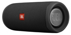 Колонка JBL FLIP 5 (20W, портативная, аккумулятор 4800mAh, до 12ч, Bluetooth, защита от воды IPX7, black)