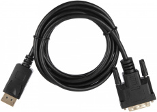 Кабель DisplayPort (m) - DVI (m) 1.8m (ACD-DDIM2-18B, DP v.1.2, экранированный, black) ACD