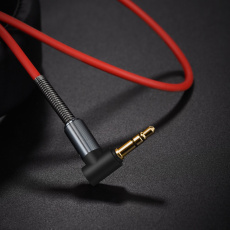 Кабель аудио 3.5mm Jack (m) - 3.5mm Jack (m) 1.0m (UPA02 Spring, red) hoco