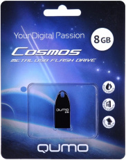 Флеш накопитель USB 2.0 8Gb QUMO Cosmos (QM8GUD-Cos, dark)