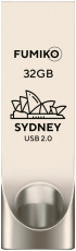 Флеш накопитель USB 2.0 32Gb FUMIKO SYDNEY (FSY-04, silver)