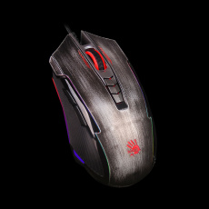 Мышь A4Tech Bloody P93s (USB, optical, 8000dpi, игровая, RGB подсветка, bullet grey)