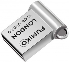 Флеш накопитель USB 2.0 16Gb FUMIKO LONDON (FLO-03, silver)