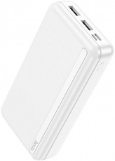 Внешний аккумулятор hoco J91A (литий-полимерный, 20000mAh, 2*USB 2.1A, вход 2A, white)