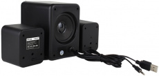 Колонки FUMIKO CABINET (6W, USB, black)