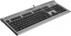 Клавиатура A4Tech KLS-7MUU USB (USB, мультимедийная, USB порт, Audio разъёмы, silver-grey)