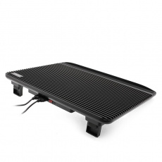Подставка для ноутбука Crown CMLC-1101 (12-17", 2*160mm Fan, USB, black)