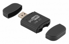Карт-ридер PC Pet 4-in-1 (BW-P3019A, SDXC, microSD, black, USB3.0)
