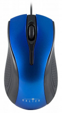 Мышь Oklick 215M (USB, optical, 1000dpi, black-blue)