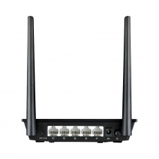 Роутер ASUS RT-N11P (300Mbps, 2.4GHz, 4 ports, 100Mbps, 2 внешние несъёмные антенны 5dBi, black)