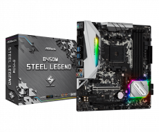 Материнская плата ASRock B450M STEEL LEGEND (AM4, mATX) RTL