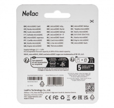 Карта памяти SDXCmicro Card 512Gb NeTac P500 Extreme Pro (MB-MD512KA/APC, Class 10, UHS-I U3, 100/90MB/s, адаптер SD)