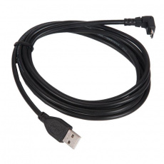 Кабель USB 2.0 Am - micro USB 1.8m (CCP-mUSB2-AMBM90-6, угловой разъём, экранированный, пакет, black) Cablexpert
