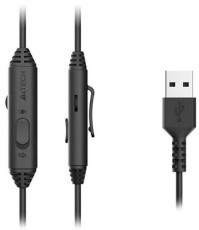 Наушники A4Tech Fstyler FH280U (полноразмерные закрытые, подключение по USB, с микрофоном, регулятор, 2m, black)