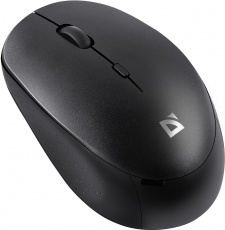 Мышь беспроводная Defender Auris MB-027 (optical, 1600dpi, AA, бесшумный клик, black)