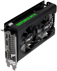 Видеокарта Palit GF RTX3050 DUAL OC V1 8Gb (NE63050S18P1-1070D, 128bit, GDDR6, HDMI+DVI+DP) RTL