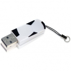 Флеш накопитель USB 2.0 32Gb Verbatim Mini Sport Edition (49889, football)