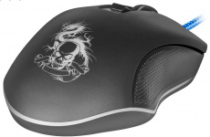 Мышь Defender Sky Dragon GM-090L (USB, optical, 3200dpi, игровая, подсветка, промо-код "War Thunder", коврик, black)