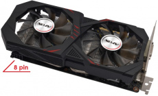 Видеокарта AFOX GF GTX1660Ti 6Gb (AF1660TI-6144D6H7-V6, 192bit, GDDR6, DVI+HDMI+DP) RTL