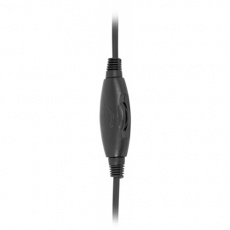 Наушники Defender Aura 102 (накладные открытые, c микрофоном, 1.8m, регулятор, black)