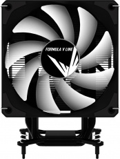 Вентилятор Formula V-LINE Ice Burg EX ARPW 6P (1150/1151/1155/1156/1200/1700/2011/2066/FM1/FM2/AM2/AM3/AM4/AM5, 120mm, Al, Hydro, 800-1600rpm, 17-34dBa, 6 тепловых трубок, DTH, 4pin, PWM, ARGB LED, 150W, black) RTL