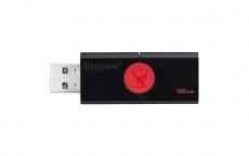 Флеш накопитель USB 3.1 16Gb Kingston DT106 (DT106/16GB, black)