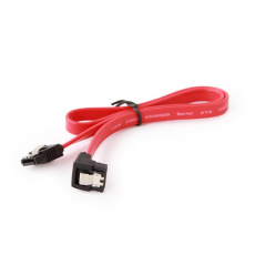 Кабель интерфейсный SATA 0.8m (CC-SATAM-DATA90-0.8M, угловой разъём, защёлки) Cablexpert