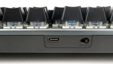 Клавиатура беспроводная Gembird CHASER COMPACTKBW-G540L (Bluetooth 5.0 / 2.4GHz / USB, аккумулятор 3300mAh, механическая, BLUE Switch, подсветка, игровая, black-grey)