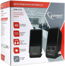 Колонки Gembird SPK-510 (6W, USB, black)