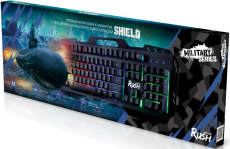 Клавиатура Smartbuy RUSH Shield (SBK-355G-K, USB, радужная подсветка, игровая, black)