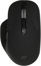 Мышь беспроводная Oklick 636LWC (optical, 1600dpi, аккумулятор, подсветка, soft-touch, black)