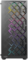 Корпус AZZA Spectra CSAZ-280B (без БП, ATX, USB3.0, 1x RGB LED Fan, black)