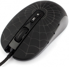 Мышь Gembird MG-560 (USB, optical, 3200dpi, игровая, RGB подсветка, soft-touch, 1.8m, black)